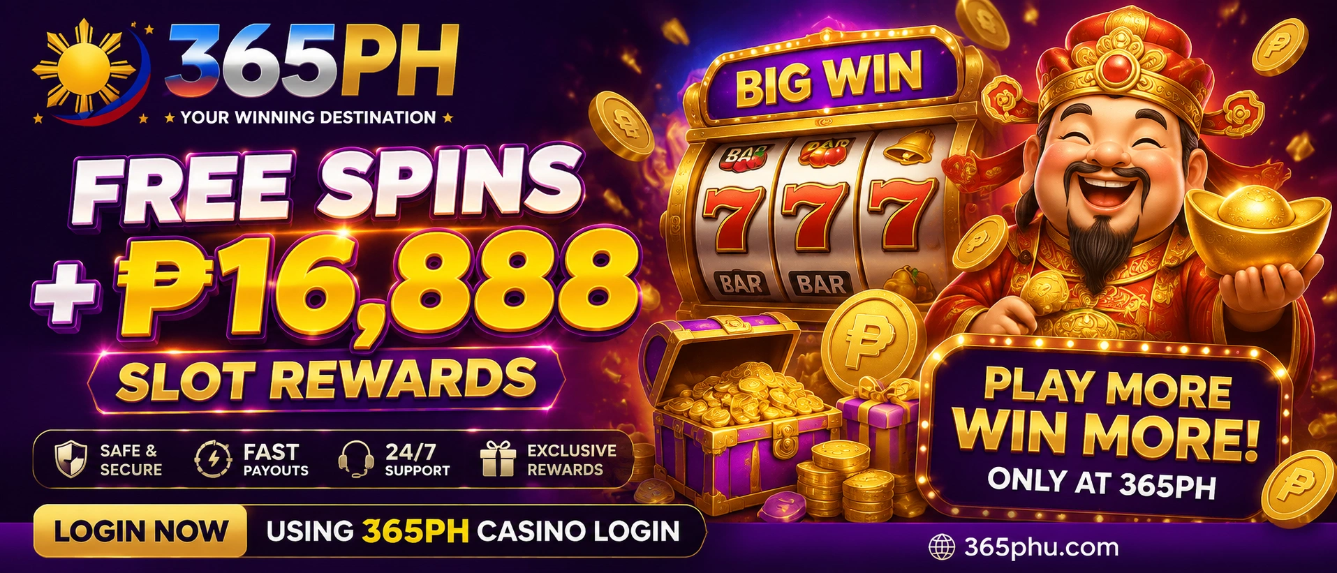 365PH game variety banner